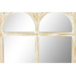 BRICOMARTEAU Miroir Mural DKD Home Decor Miroir Marron MDF Fenêtres Blanc (45 X 2 X 90 Cm) 7 BRICOMARTEAU Miroir Mural DKD Home Decor Miroir Marron MDF Fenêtres Blanc (45 X 2 X 90 Cm) -Miroir Soldes Boutique 65931977 3