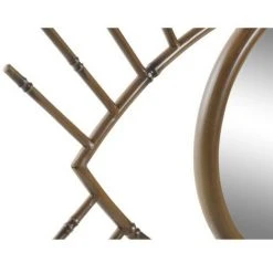 BRICOMARTEAU Miroir Mural DKD Home Decor Naturel Métal (63 X 4 X 53 Cm) -Miroir Soldes Boutique 65931979 3