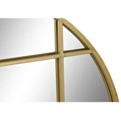 BRICOMARTEAU Miroir Mural DKD Home Decor Verre Doré Fer (70 X 2,5 X 70 Cm) -Miroir Soldes Boutique 65931989 2