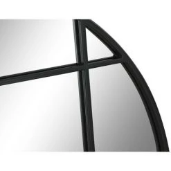 BRICOMARTEAU Miroir Mural DKD Home Decor Verre Noir Fer (70 X 2,5 X 70 Cm) -Miroir Soldes Boutique 65932092 2