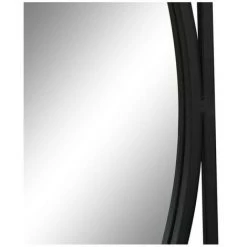 BRICOMARTEAU Miroir Mural DKD Home Decor Verre Noir Fer (85 X 2,5 X 85 Cm) -Miroir Soldes Boutique 65932186 2