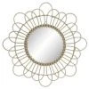 BRICOMARTEAU Miroir Mural DKD Home Decor Miroir Naturel Rotin (46 X 46 X 1,5 Cm) -Miroir Soldes Boutique 65933259 1