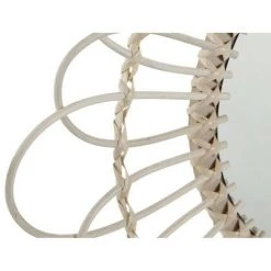 BRICOMARTEAU Miroir Mural DKD Home Decor Miroir Naturel Rotin (46 X 46 X 1,5 Cm) -Miroir Soldes Boutique 65933259 2