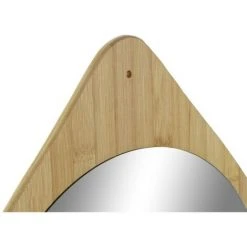 BRICOMARTEAU Miroir Mural DKD Home Decor Verre Naturel Bois (38 X 1 X 45 Cm) -Miroir Soldes Boutique 65933399 2