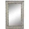 BRICOMARTEAU Miroir Mural DKD Home Decor Verre Doré Métal (81 X 7 X 125 Cm) -Miroir Soldes Boutique 65933416 1