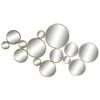BRICOMARTEAU Miroir Mural DKD Home Decor Verre Métal Métallisé Cercles (115 X 3 X 65 Cm) -Miroir Soldes Boutique 65933469 1