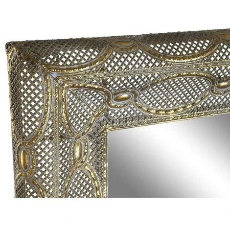 BRICOMARTEAU Miroir Mural DKD Home Decor Verre Doré Métal (45 X 5,5 X 180 Cm) 4 BRICOMARTEAU Miroir Mural DKD Home Decor Verre Doré Métal (45 X 5,5 X 180 Cm) – Image 2