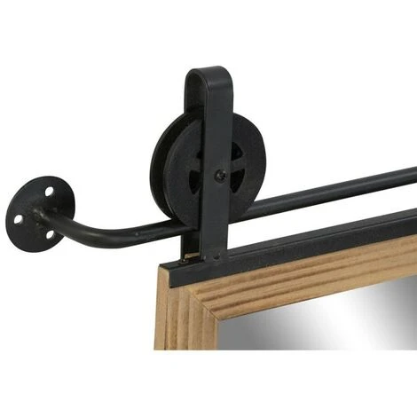 BRICOMARTEAU Miroir Mural DKD Home Decor Miroir Naturel Noir MDF (49 X 5 X 70 Cm) 4 BRICOMARTEAU Miroir Mural DKD Home Decor Miroir Naturel Noir MDF (49 X 5 X 70 Cm) – Image 2