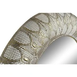 BRICOMARTEAU Miroir Mural DKD Home Decor Verre Métal Blanc Métallisé (73 X 7 X 73 Cm) -Miroir Soldes Boutique 65933595 3