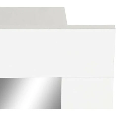 BRICOMARTEAU Miroir Mural DKD Home Decor Blanc Crème Bois De Paulownia (54 X 2 X 76 Cm) 5 BRICOMARTEAU Miroir Mural DKD Home Decor Blanc Crème Bois De Paulownia (54 X 2 X 76 Cm) – Image 3