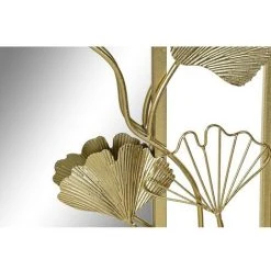 BRICOMARTEAU Miroir Mural DKD Home Decor Miroir Doré Métal (66 X 2,5 X 91,5 Cm) -Miroir Soldes Boutique 65934212 3