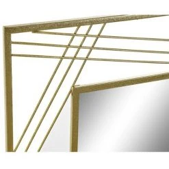 BRICOMARTEAU Miroir Mural DKD Home Decor Miroir Doré Métal (65,5 X 2 X 91,5 Cm) -Miroir Soldes Boutique 65934585 2