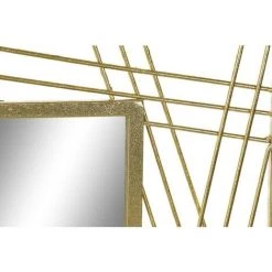 BRICOMARTEAU Miroir Mural DKD Home Decor Miroir Doré Métal (65,5 X 2 X 91,5 Cm) -Miroir Soldes Boutique 65934585 3