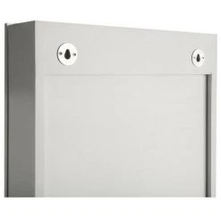 BRICOMARTEAU Miroir Mural Versa Blanc Velours Bois MDF (10 X 120 X 30 Cm) -Miroir Soldes Boutique 65936400 2