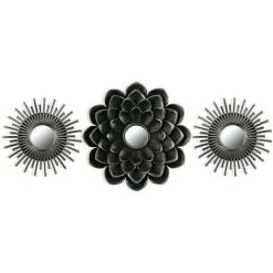 BRICOMARTEAU Miroir Mural Versa (35 X 35 Cm) (3 Pièces)
