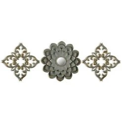 BRICOMARTEAU Miroir Mural Versa Miroir Plastique (35 X 35 Cm) (3 Pièces)