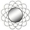 BRICOMARTEAU Miroir Mural Versa Noir Métal (1,2 X 36 X 36 Cm) -Miroir Soldes Boutique 65937603 1