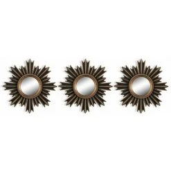 BRICOMARTEAU Ensemble De Miroirs Versa Plastique (25 X 25 Cm) (3 Pcs)