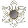 BRICOMARTEAU Miroir Mural Versa Fleur Doré Verre Métal (1,5 X 47 X 47 Cm) 1 BRICOMARTEAU Miroir Mural Versa Fleur Doré Verre Métal (1,5 X 47 X 47 Cm) -Miroir Soldes Boutique 65938390 1