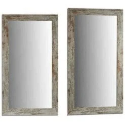 BRICOMARTEAU Miroir Mural Harry Bois Verre (64 X 84 Cm)