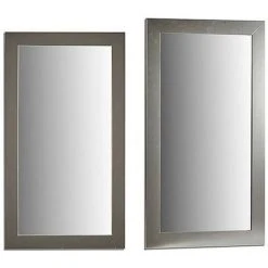 BRICOMARTEAU Miroir Mural Bois Verre Argenté (64,5 X 1,5 X 84,5 Cm) 5 BRICOMARTEAU Miroir Mural Bois Verre Argenté (64,5 X 1,5 X 84,5 Cm) -Miroir Soldes Boutique 65939709 2
