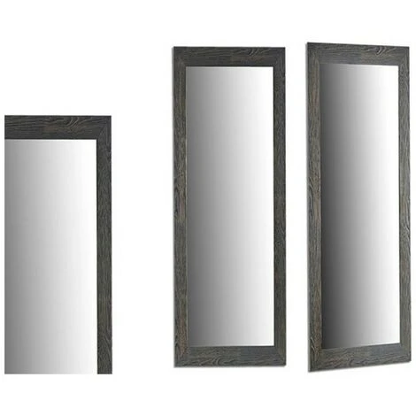 BRICOMARTEAU Miroir Mural Gris Bois Verre (54 X 1,5 X 155,5 Cm) 3 BRICOMARTEAU Miroir Mural Gris Bois Verre (54 X 1,5 X 155,5 Cm)