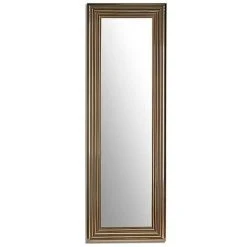 BRICOMARTEAU Miroir Mural Verre Bois Doré (45 X 3 X 135 Cm) -Miroir Soldes Boutique 65939844 2