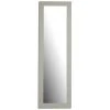 BRICOMARTEAU Miroir Mural Bois Blanc Verre (41 X 131 Cm) -Miroir Soldes Boutique 65939882 1