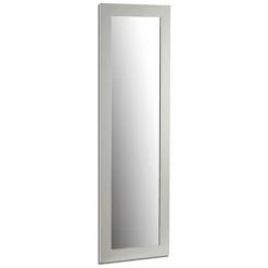 BRICOMARTEAU Miroir Mural Bois Blanc Verre (41 X 131 Cm) -Miroir Soldes Boutique 65939882 2