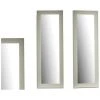 BRICOMARTEAU Miroir Mural Bois Blanc (1,5 X 154,5 X 52,5 Cm) -Miroir Soldes Boutique 65941145 1