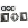 BRICOMARTEAU Ensemble De Miroirs Noir Argenté Plastique Verre (3 Pièces) 2 BRICOMARTEAU Ensemble De Miroirs Noir Argenté Plastique Verre (3 Pièces) -Miroir Soldes Boutique 65941274 1