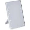 BRICOMARTEAU Miroir Grossissant Avec LED Blanc (4,8 X 21,8 X 16,8 Cm)