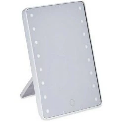 BRICOMARTEAU Miroir Grossissant Avec LED Blanc (4,8 X 21,8 X 16,8 Cm)