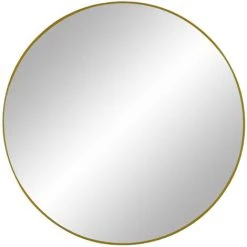 POMAX Miroir Rond En Métal ø90cm - Palace - Couleur - Or