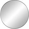 POMAX Miroir Rond En Métal ø50cm - Palace - Couleur - Noir -Miroir Soldes Boutique 66266234 1