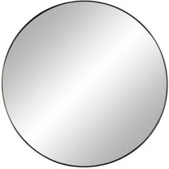 POMAX Miroir Rond En Métal ø50cm - Palace - Couleur - Noir