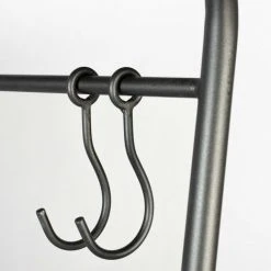 DRAWER Miroir En Métal Avec 2 étagères - Dex - Couleur - Noir -Miroir Soldes Boutique 66266286 5