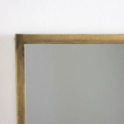 DRAWER Miroir Rectangulaire En Laiton Avec étagère - Feyza - Couleur - Laiton 9 DRAWER Miroir Rectangulaire En Laiton Avec étagère - Feyza - Couleur - Laiton -Miroir Soldes Boutique 66341783 3