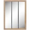 DRAWER Miroir Verrière En Métal Et Bois 113x85cm - Nell - Couleur - Bois Clair 1 DRAWER Miroir Verrière En Métal Et Bois 113x85cm - Nell - Couleur - Bois Clair -Miroir Soldes Boutique 66342327 1