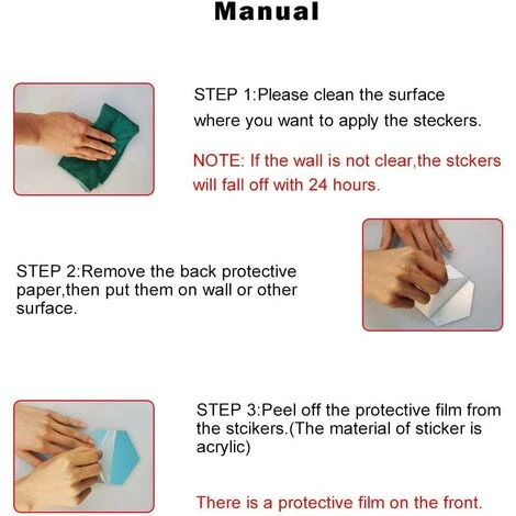 Stickers Muraux Miroir, 24 Miroirs Acryliques Amovibles Argentés, Miroirs De Décoration Murale Bricolage, Appliques Murales De Couleur, Couloir, Salon, Miroirs Décoratifs De Chambre (argent, 126*110*63mm)——Adélala 7 Stickers Muraux Miroir, 24 Miroirs Acryliques Amovibles Argentés, Miroirs De Décoration Murale Bricolage, Appliques Murales De Couleur, Couloir, Salon, Miroirs Décoratifs De Chambre (argent, 126*110*63mm)——Adélala – Image 5