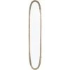 LES TENDANCES Miroir Ovale En Aluminium Bronze Clair Amina -Miroir Soldes Boutique 66753105 1