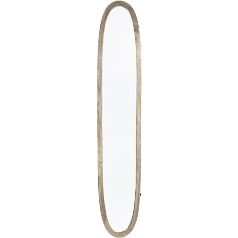 LES TENDANCES Miroir Ovale En Aluminium Bronze Clair Amina 3 LES TENDANCES Miroir Ovale En Aluminium Bronze Clair Amina