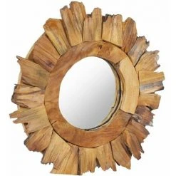 Miroir Mural 40 Cm Teck Rond-thsinde -Miroir Soldes Boutique 66963416 2