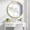 WAHAISON Miroir Rond En Verre 40x40cm HD Miroir Mural Avec Cadre Métal Carré Pour Vanité, Salle De Bain,Salon Chambre (Noir) … 1 WAHAISON Miroir Rond En Verre 40x40cm HD Miroir Mural Avec Cadre Métal Carré Pour Vanité, Salle De Bain,Salon Chambre (Noir) … -Miroir Soldes Boutique 66977638 1