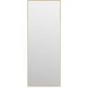 Miroir De Porte Doré 30x80 Cm Verre Et Aluminium VidaXL - Or
