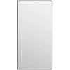Miroir De Porte Noir 40x80 Cm Verre Et Aluminium VidaXL - Noir