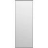Miroir De Porte Noir 30x80 Cm Verre Et Aluminium VidaXL - Noir -Miroir Soldes Boutique 67072500 1