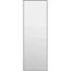 Miroir De Porte Noir 40x100 Cm Verre Et Aluminium VidaXL - Noir