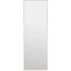 Miroir De Porte Doré 40x100 Cm Verre Et Aluminium VidaXL - Or