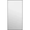 Miroir De Porte Noir 50x100 Cm Verre Et Aluminium VidaXL - Noir -Miroir Soldes Boutique 67072505 1